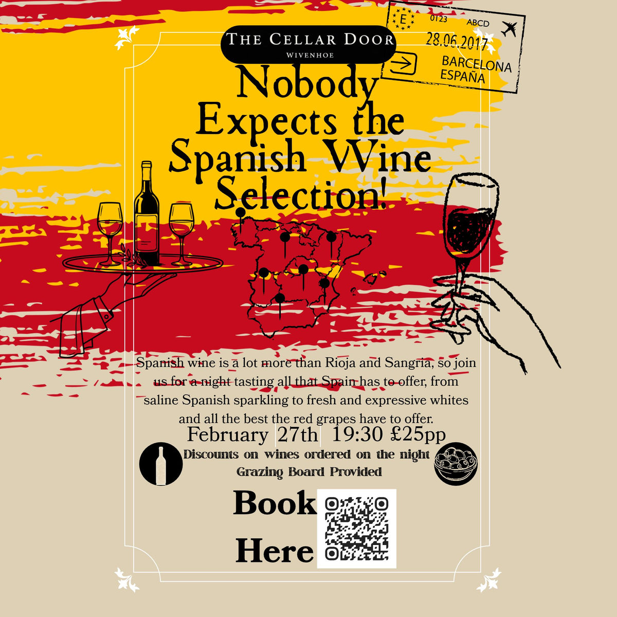 COMING SOON! Nobody Expects The Spanish Wine Selection